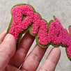 embroidered letter chenille letter